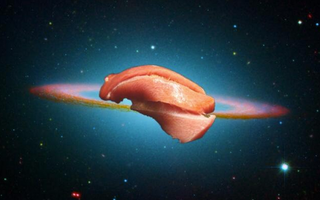 Illustration for article titled These pictures of sushi floating in space are truly awesome